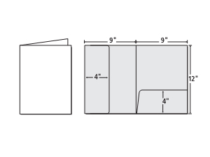 9 X 12 Presentation Folder template