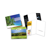 Vertical Pocket Folders - 4 Color