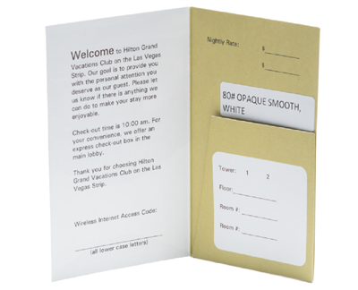 Hotel Key Holder - Full Color