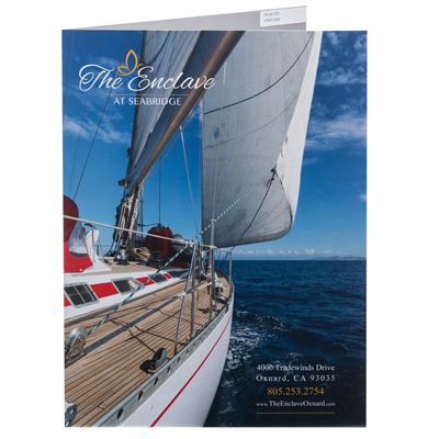 4 Color Folders - 1 Side