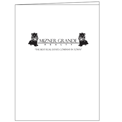 Light & Natural Folders - 1 Imprint