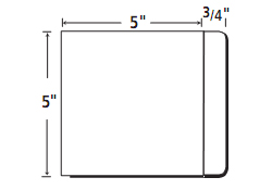 5 x 5 disc sleeve template