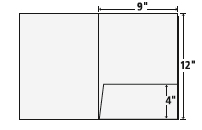 9 X 12 Presentation Folder template