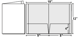 9x12 Presentation Folder template