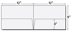 9x12 Presentation Folder template