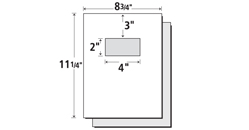 Template - 9x12 Presentation Folder with two 4 inch glued pockets