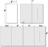 Template Diagram - CD / DVD Holders