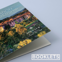Custom booklets and catalog printing